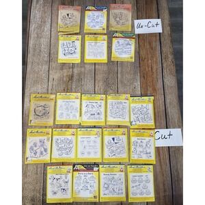 Aunt Martha's Hot Iron TRANSFERS LOT Of 20 Vintage Embroidery Needlework